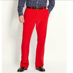Vineyard Vines Corduroy Dress Pants Red